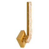 Contour Integrated LED 19in Wall Light with Handcrafted Glass