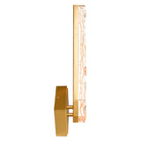 Contour Integrated LED 19in Wall Light with Handcrafted Glass