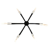 Curva Integrated LED 38in Chandelier with Handcrafted Glass
