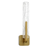 Curva Integrated LED 19in Wall Light with Handcrafted Glass