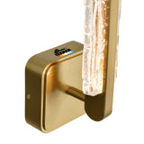 Curva Integrated LED 19in Wall Light with Handcrafted Glass