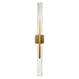 Curva Integrated LED 36in Vanity Light with Handcrafted Glass