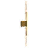 Curva Integrated LED 36in Vanity Light with Handcrafted Glass