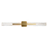 Curva Integrated LED 36in Vanity Light with Handcrafted Glass