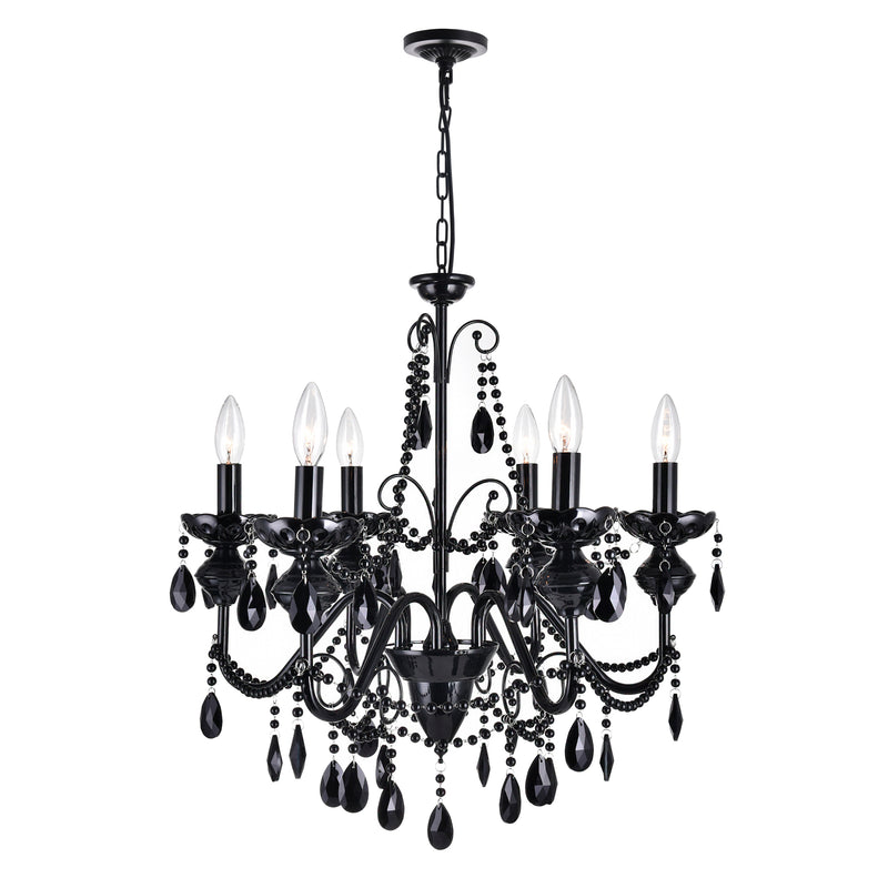 Keen Black Chandelier