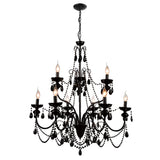 Keen Black Chandelier