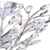 Ivy 3 Light 16in Chrome Flush Mount