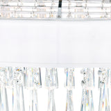 Franca Flush Mount with Off White Shade