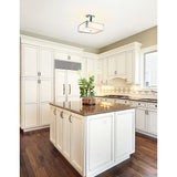 Lucie Square Flush Mount
