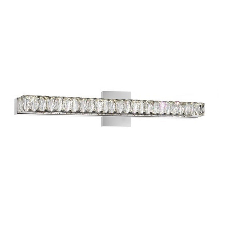 Milan Integrated LED Chrome Vanity Light