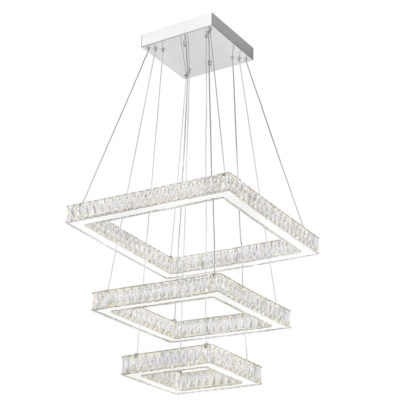 Florence Integrated LED 3-Tier Chandelier