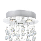 Rain Drop Chrome Chandelier