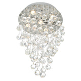 Rain Drop Chrome Chandelier