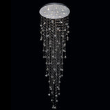 Rain Drop Chrome Chandelier