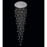 Rain Drop Chrome Chandelier