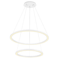 Chalice Integrated LED White Chandelier