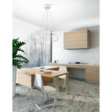 Chalice Integrated LED White Chandelier