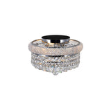 Empire 3 Light 12in Flush Mount with Crystals