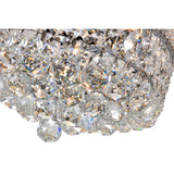 Empire 3 Light 12in Flush Mount with Crystals