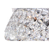 Empire 4 Light 14in Flush Mount with Crystals