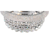 Empire 8 Light 20in Flush Mount with Crystals