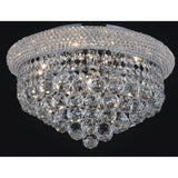 Empire 8 Light 20in Flush Mount with Crystals