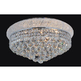Empire 13 Light 24in Flush Mount with Crystals