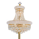Empire 8 Light 18in Floor Lamp with Crystals