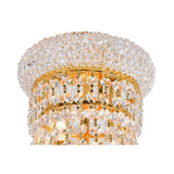 Empire 8 Light 18in Floor Lamp with Crystals