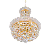 Empire 6 Light 14in Chandelier with Crystals