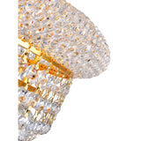 Empire 6 Light 14in Chandelier with Crystals