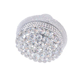 Empire 8 Light 18in Down Chandelier with Crystals