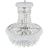 Empire 14 Light 20in Down Chandelier with Crystals