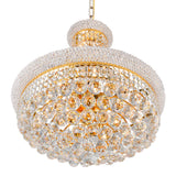 Empire 14 Light 20in Down Chandelier with Crystals