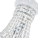 Empire 18 Light 28in Down Chandelier with Crystals