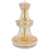 Empire 32 Light 30in Down Chandelier with Crystals