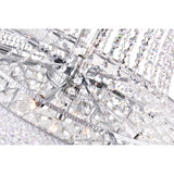 Empire 19 Light 32in Down Chandelier with Crystals