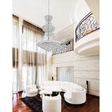 Empire 38 Light 42in Down Chandelier with Crystals