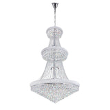 Empire 38 Light 42in Down Chandelier with Crystals