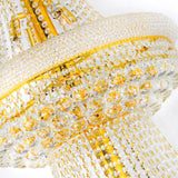 Empire 38 Light 42in Down Chandelier with Crystals