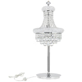 Empire 6 Light 14in Table Lamp with Crystals