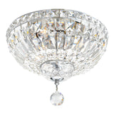 Stefania Chrome Flush Mount