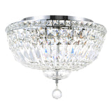 Stefania Chrome Flush Mount