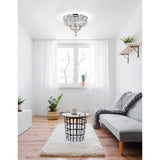 Stefania Chrome Flush Mount