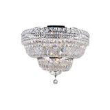 Stefania Chrome Flush Mount