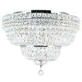 Stefania Chrome Flush Mount
