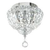Stefania Chrome Flush Mount
