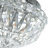 Stefania Chrome Flush Mount