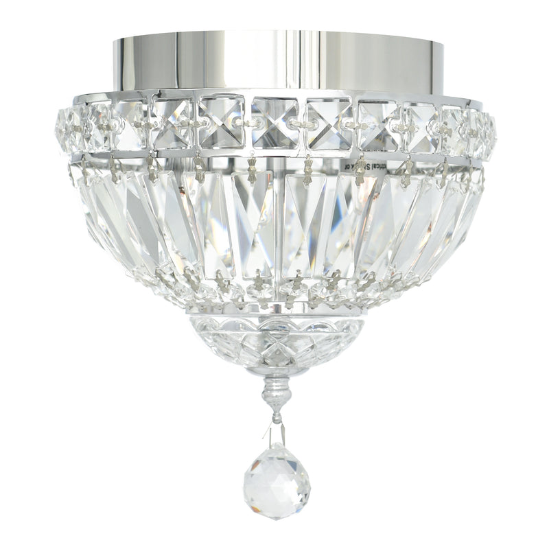 Stefania Chrome Flush Mount