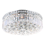 Colosseum Chrome Flush Mount with Crystals